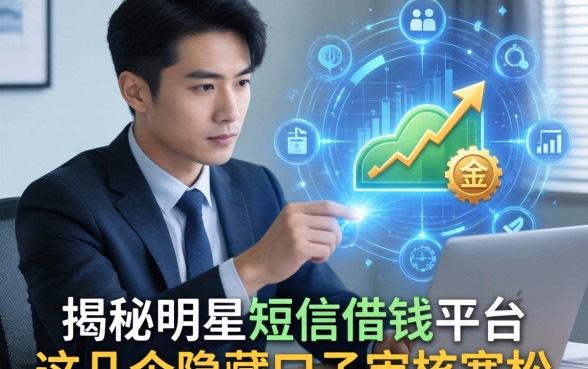 揭秘明星短信借钱平台：这几个隐藏口子审核宽松