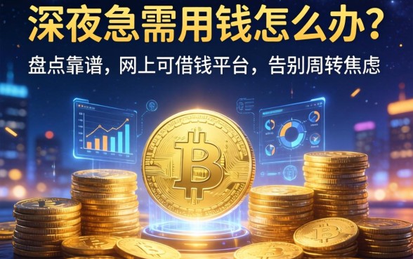 深夜急需用钱怎么办？盘点靠谱的网上可借钱平台，告别周转焦虑