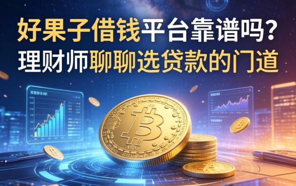 好果子借钱平台靠谱吗？理财师聊聊选贷款的门道