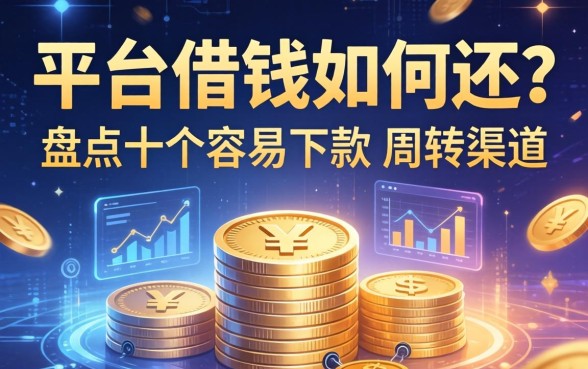 平台借钱如何还？盘点十个容易下款的周转渠道
