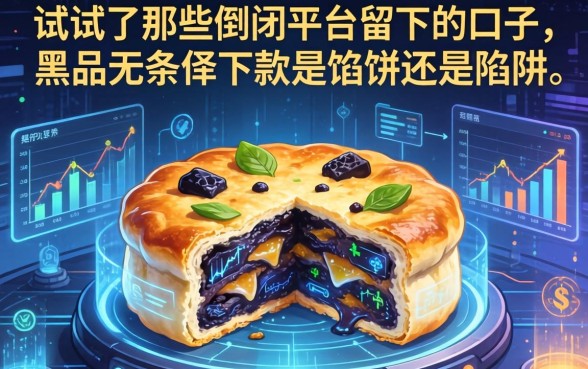 我试了那些倒闭平台留下的口子，黑户无条件下款是馅饼还是陷阱