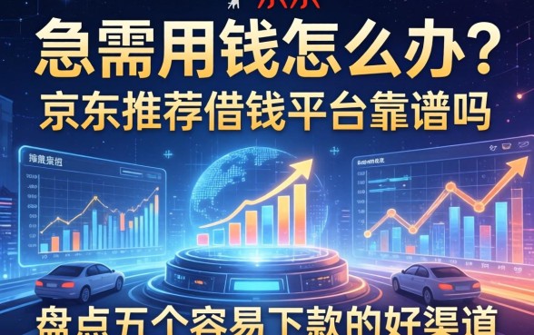 急需用钱怎么办？京东推荐借钱平台靠谱吗？盘点五个容易下款的好渠道