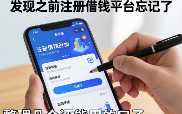 发现之前注册的借钱平台忘记了，整理几个还能用的口子