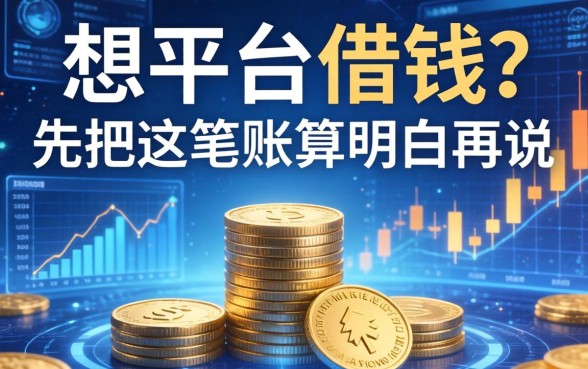 想在平台借钱？先把这笔账算明白再说