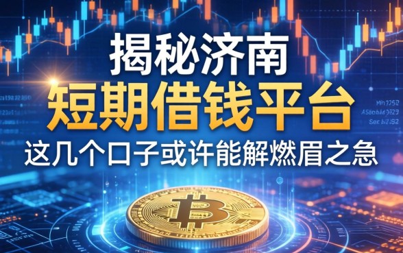 揭秘济南短期借钱平台：这几个口子或许能解燃眉之急