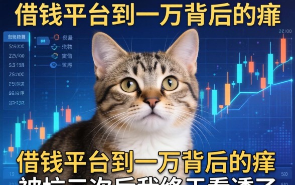 借钱平台到一万背后的猫腻，被坑三次后我终于看透了