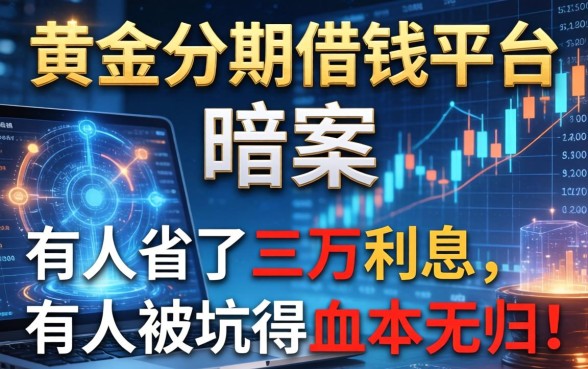 黄金分期借钱平台暗访：有人省了三万利息，有人被坑得血本无归