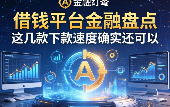 借钱平台金融盘点：这几款下款速度确实还可以