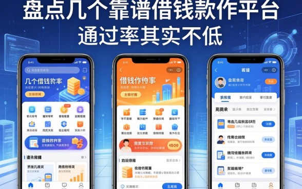 盘点几个靠谱的借钱软件和平台，通过率其实不低
