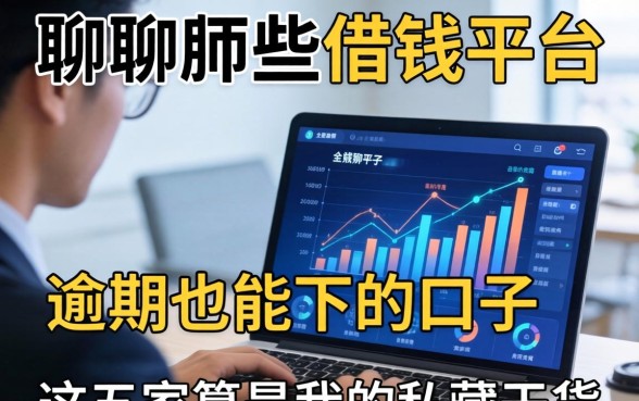 聊聊那些借钱平台逾期也能下的口子，这五家算是我的私藏干货