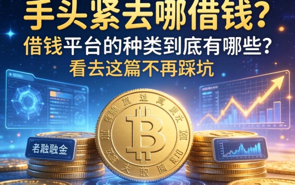 手头紧去哪借钱？借钱平台的种类到底有哪些？看完这篇不再踩坑
