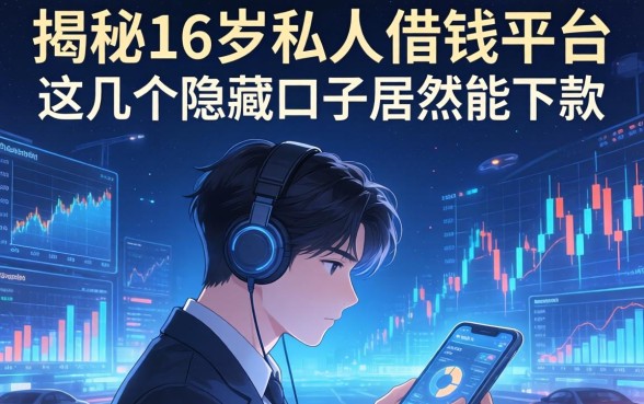 揭秘16岁私人借钱平台：这几个隐藏口子居然能下款