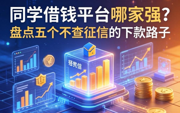 同学借钱平台哪家强？盘点五个不查征信的下款路子