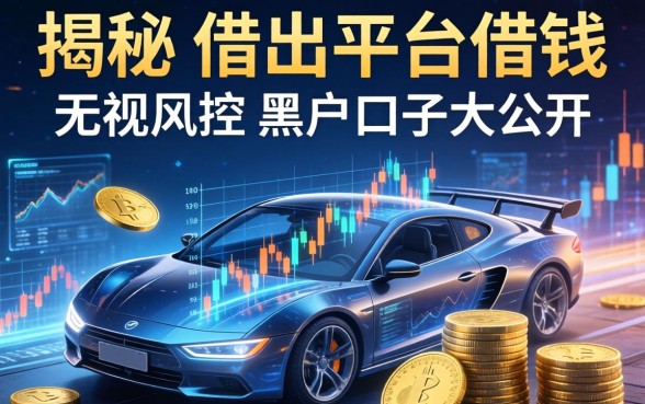 揭秘在借出平台借钱：无视风控的黑户口子大公开