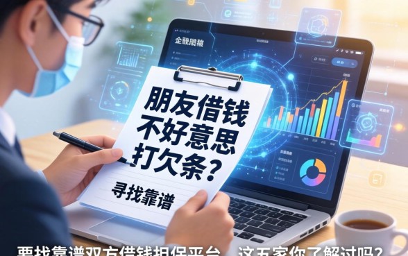 朋友借钱不好意思打欠条？寻找靠谱的双方借钱担保平台，这五家你了解过吗？