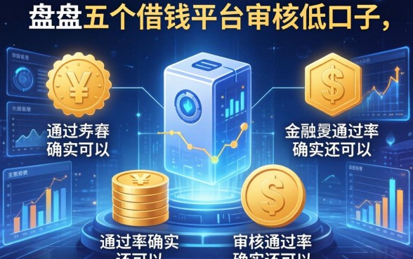 盘点五个借钱平台审核低的口子，通过率确实还可以