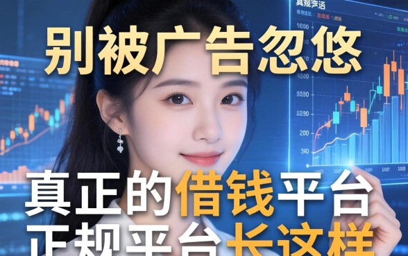 别被广告忽悠，真正的借钱平台正规平台长这样