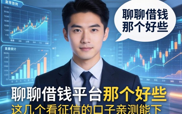 聊聊借钱平台那个好些，这几个不看征信的口子亲测能下