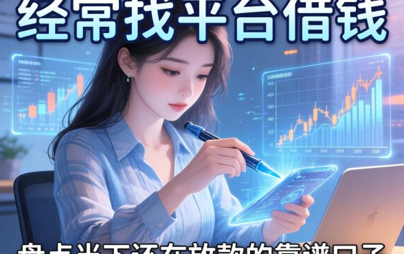 一个女人经常找平台借钱，盘点当下还在放款的靠谱口子