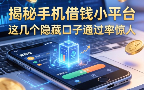 揭秘手机借钱小平台：这几个隐藏口子通过率惊人