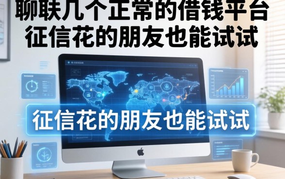 聊聊几个正常的借钱平台，征信花的朋友也能试试