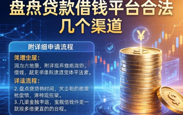 盘点贷款借钱平台合法的几个渠道，附详细申请流程