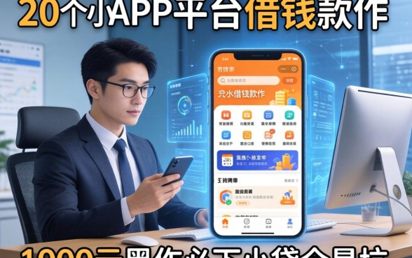 我翻了20个小APP平台借钱软件，发现1000元黑户必下小贷全是坑
