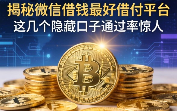 揭秘微信借钱最好借的平台，这几个隐藏口子通过率惊人