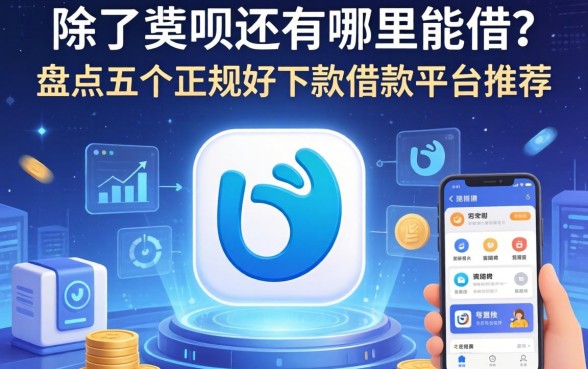 除了某呗还有哪里能借？盘点五个正规好下款的借款平台推荐