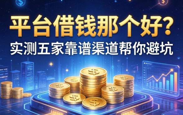 平台借钱那个好?实测五家靠谱渠道帮你避坑