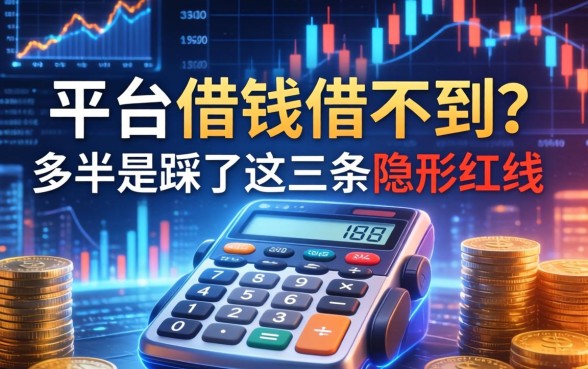 平台借钱借不到？多半是踩了这三条隐形红线