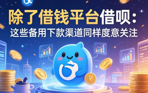 除了借钱平台借呗，这些备用下款渠道同样值得关注