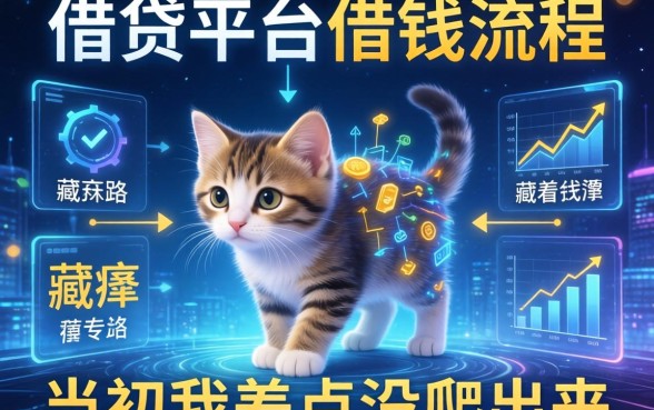 借贷平台借钱流程里藏着的猫腻,当初我差点没爬出来