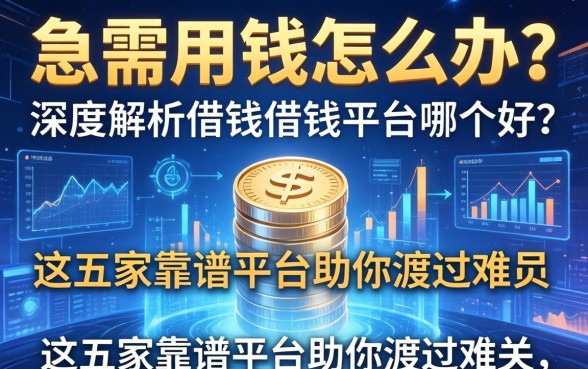急需用钱怎么办？深度解析借钱借钱平台哪个好，这五家靠谱平台助你渡过难关