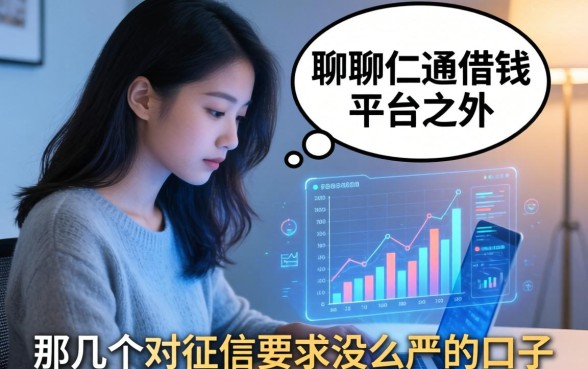 聊聊仁通借钱平台之外，那几个对征信要求没那么严的口子