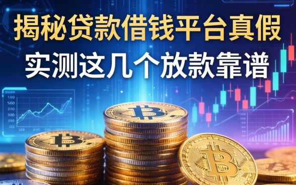 揭秘贷款借钱平台真假，实测这几个放款靠谱