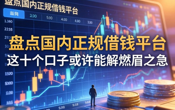 盘点国内正规借钱平台：这十个口子或许能解燃眉之急