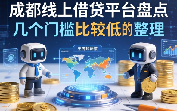 成都线上借钱平台盘点：整理了几个门槛比较低的
