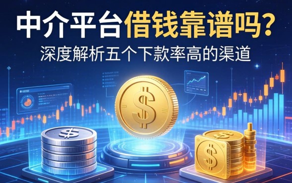 中介平台借钱靠谱吗？深度解析五个下款率高的渠道