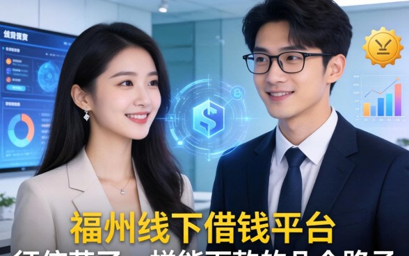 聊聊福州线下借钱平台：征信花了一样能下款的几个路子