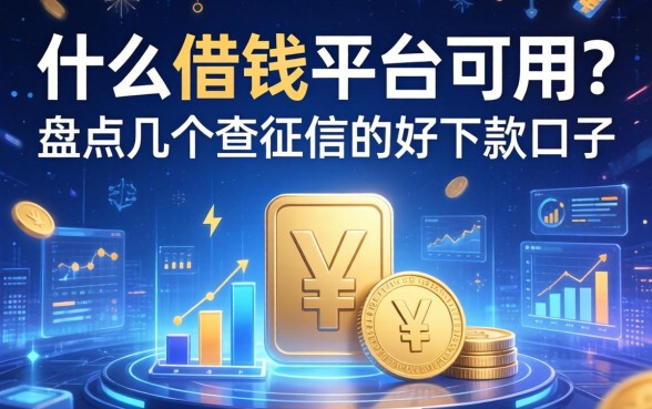 什么借钱平台可用？盘点几个不查征信的好下款口子