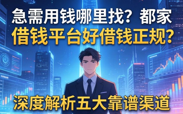 急需用钱哪里找？哪家借钱平台好借钱正规？深度解析五大靠谱渠道