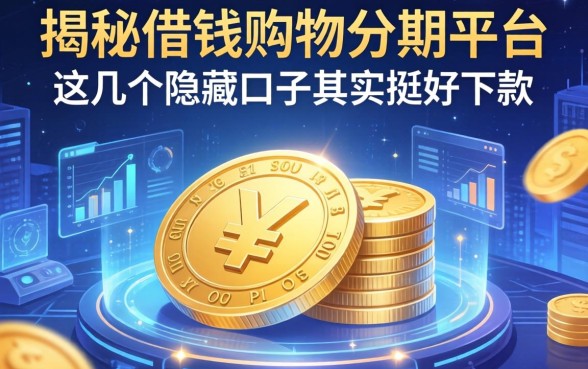 揭秘借钱购物分期平台：这几个隐藏口子其实挺好下款
