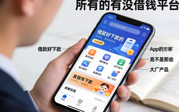 我翻遍了手机里所有的有没借钱平台，发现借款好下款的app竟不是那些大厂产品