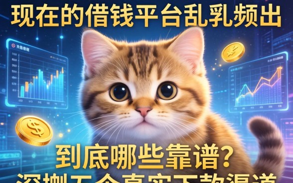 现在的借钱平台乱象频出，到底哪些靠谱？深扒五个真实下款渠道