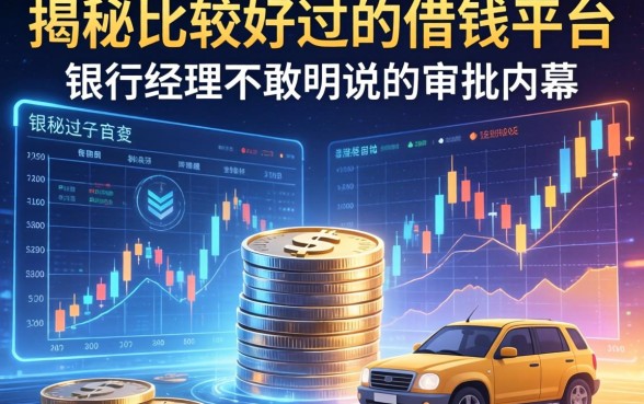 揭秘比较好过的借钱平台：银行经理不敢明说的审批内幕