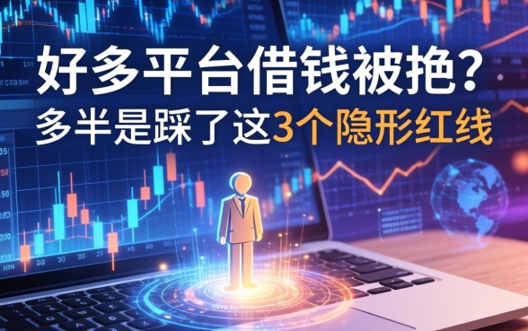 好多平台借钱被拒？多半是踩了这3个隐形红线