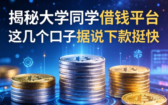 揭秘大学同学借钱平台：这几个口子据说下款挺快
