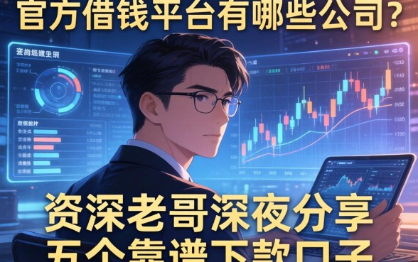 官方借钱平台有哪些公司？资深老哥深夜分享五个靠谱下款口子