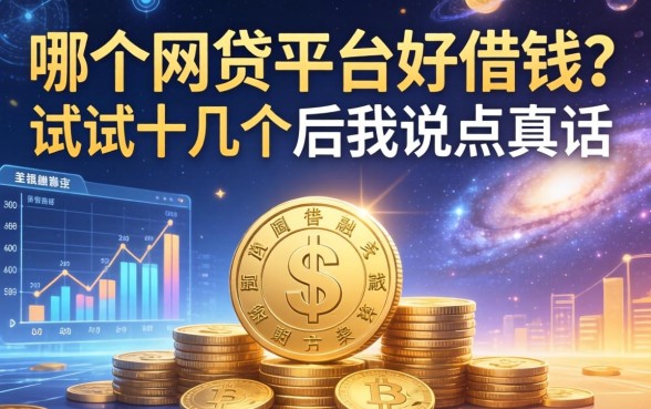 哪个网贷平台好借钱？试了十几个后我说点真话